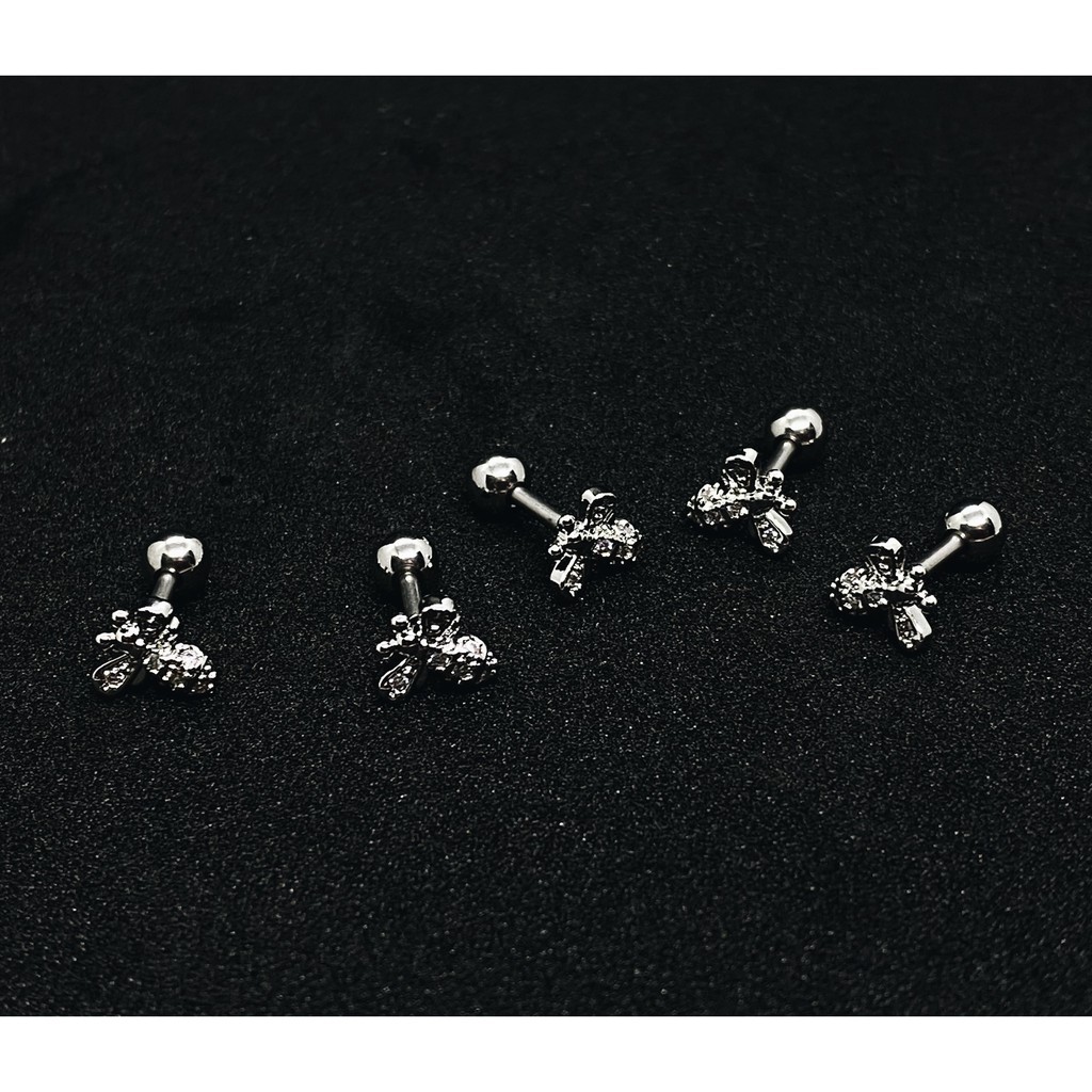 [Bee Earing] - Khuyên tai hình con ong độc lạ đính đá