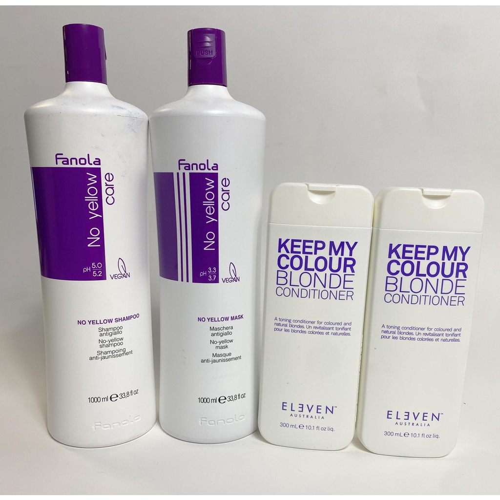 Dầu gội tím khử vàng Fanola No Yellow Shampoo 350ml