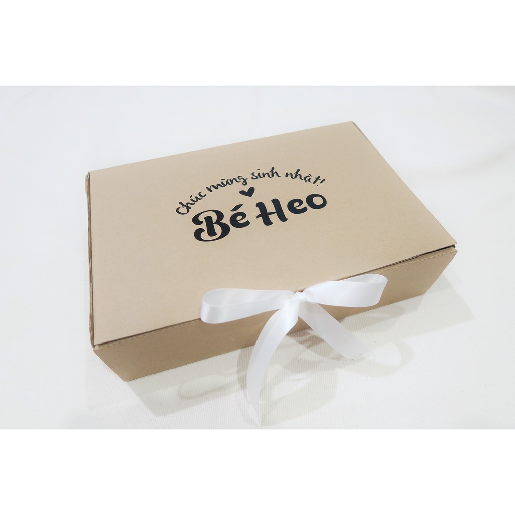 🎁[In theo yêu cầu] Hộp Quà Xếp Giấy Kraft 30x20x7.5cm | BigBuy360 - bigbuy360.vn