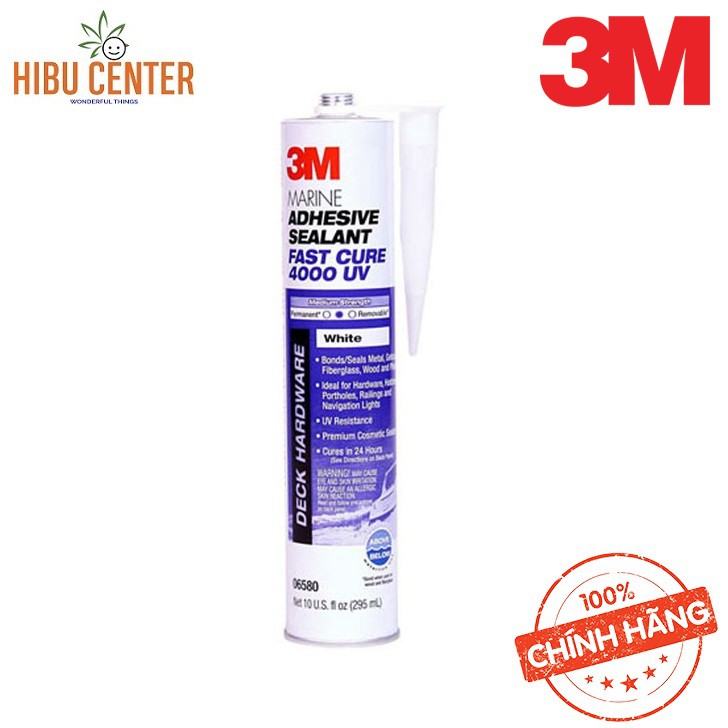 Keo 3M UV4000 Trắng 295ML – Hàng Chính Hãng - HIBUCENTER