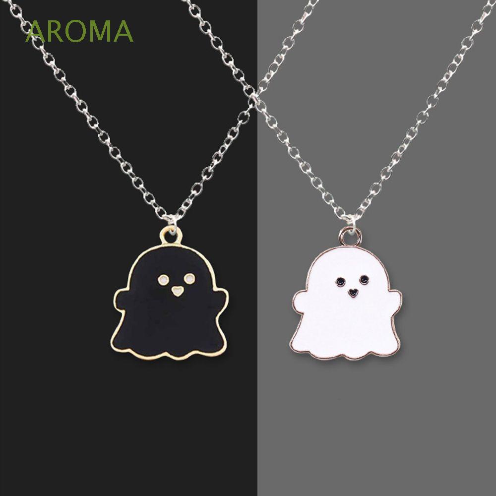 Vòng cổ hợp kim mặt hình ma hoạt hình độc đáo