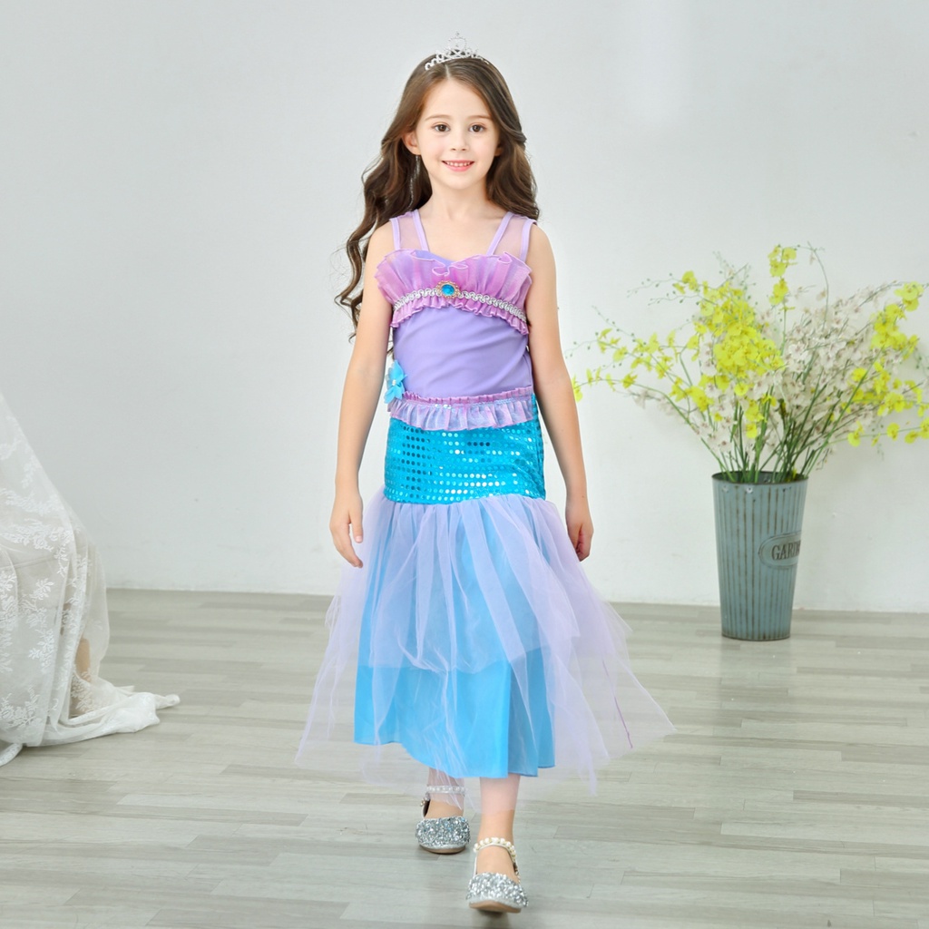 Bộ Trang Phục Hóa Trang Nàng Tiên Cá Cho Bé TSBBD94