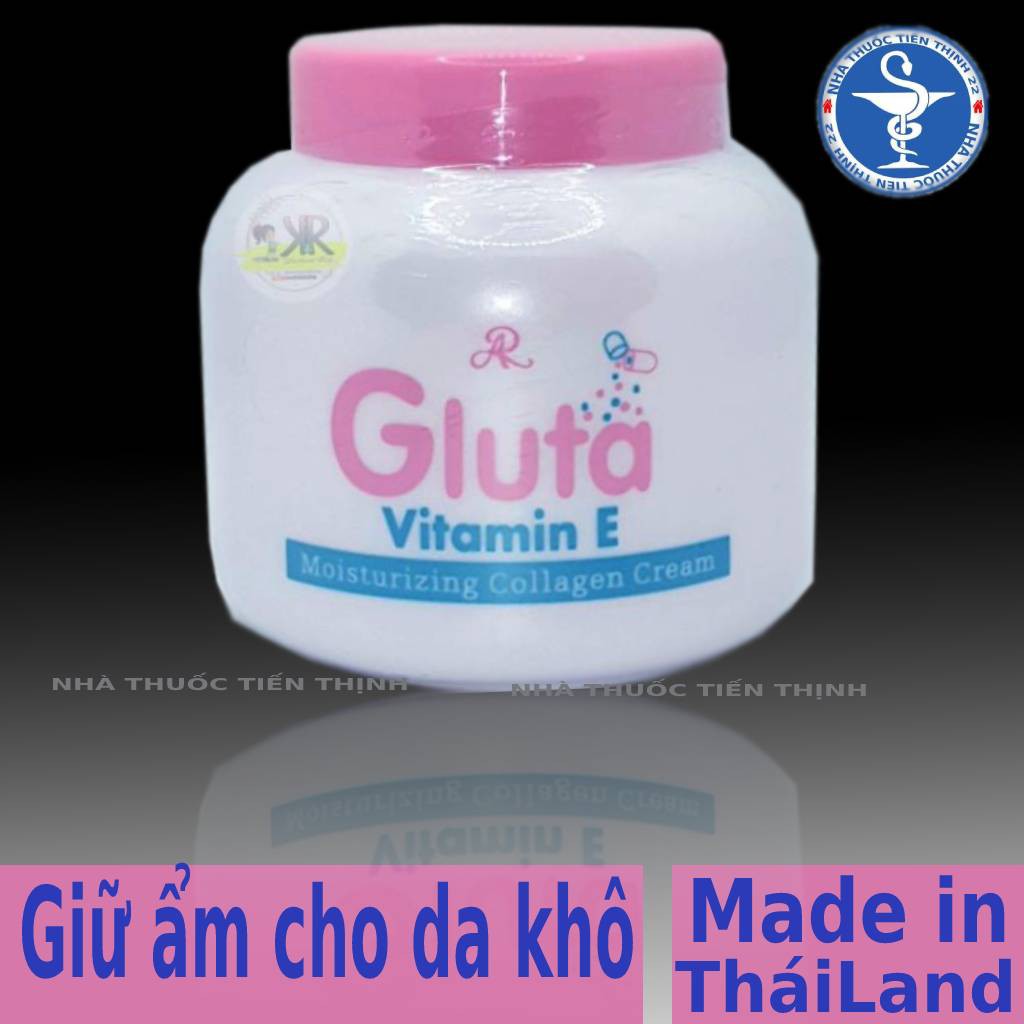 Dưỡng thể trắng da AR Gluta Vitamin Moisturizing Collagen Cream hủ 200ml