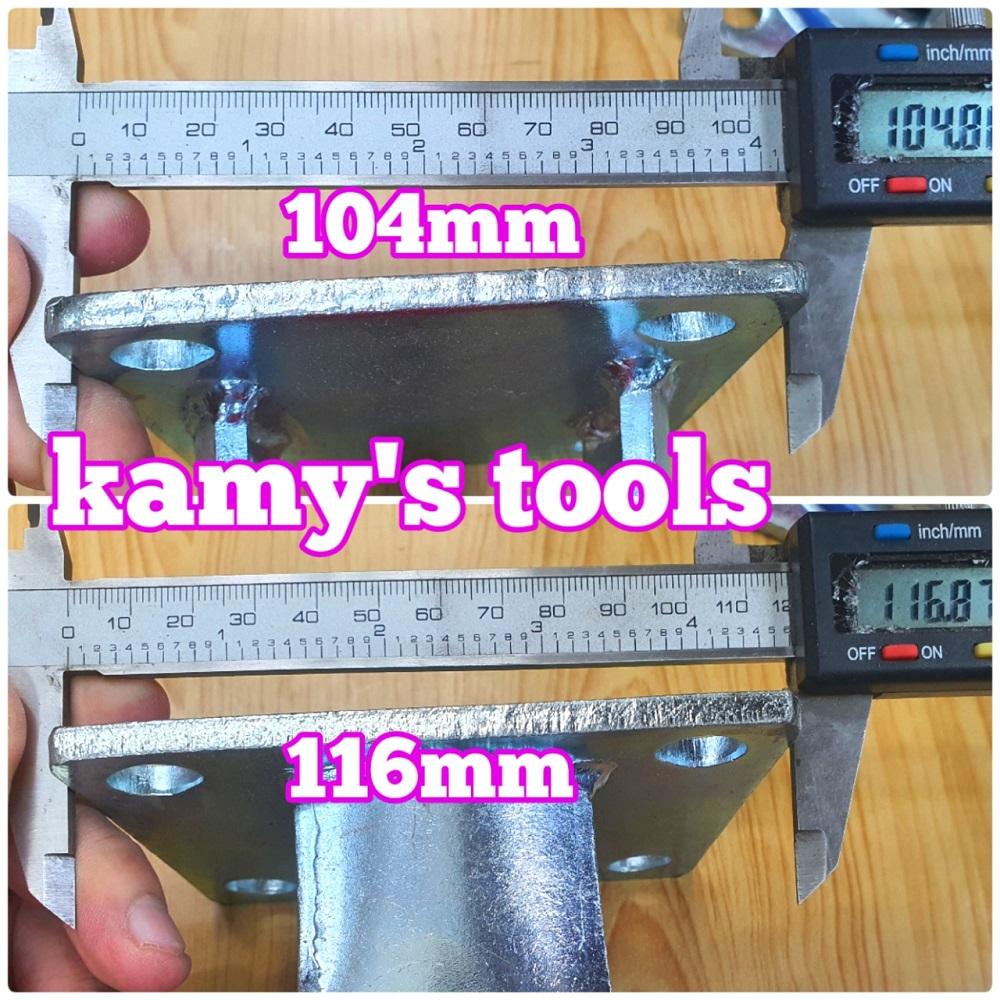 Bánh xe PU 130x50mm mâm gang APK 1350 loại đế xoay và cố định