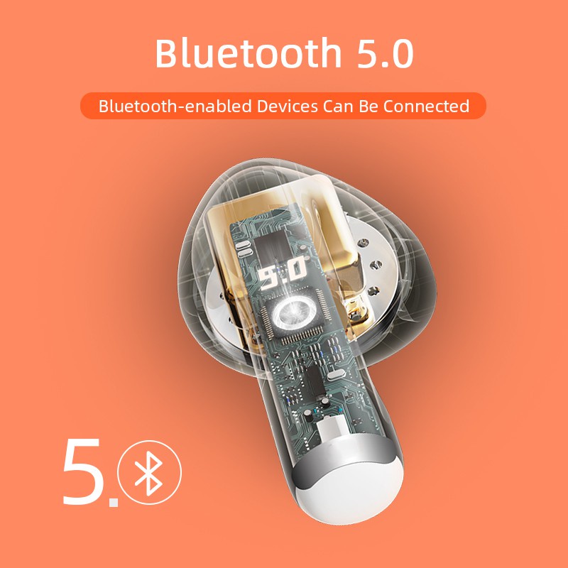 Tai nghe bluetooth Pro4 chính hãng âm thanh Superbass cảm biến vân tay 1 chạm- Linkeetech