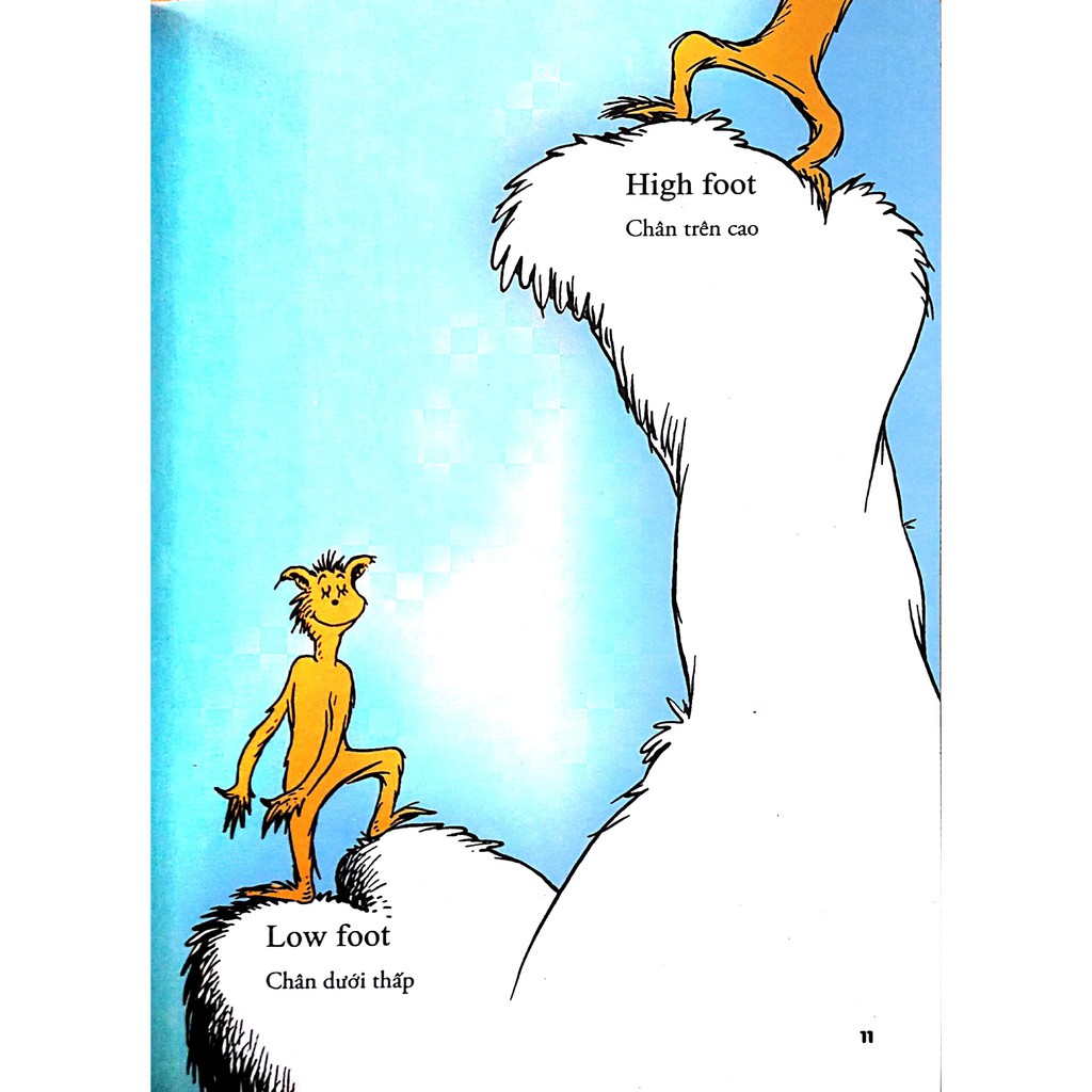 Sách - Dr.Seuss - The foot book - Sách chân sách cẳng (song ngữ Anh-Việt)