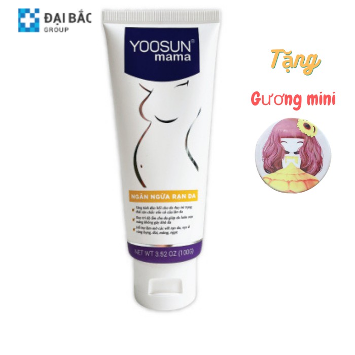 [MUA 1 TẶNG 1]Mua 1 tuýp kem ngăn ngừa rạn da YOOSUN Mama 100gr tặng 1 gương mini ngộ nghĩnh giá trị lên đến hơn 15k