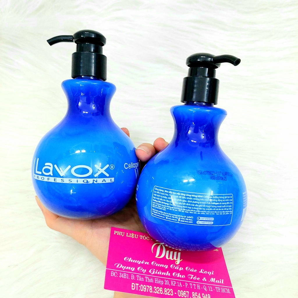 Wax Tạo Nếp Tóc LAVOX COLLAGEN 300ml