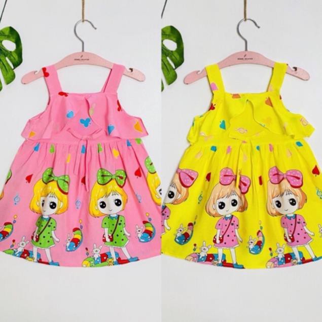 SIZE 2-9 (10-30KG) ĐẦM TOLE BÚP BÊ BÉ GÁI HIỆU MIKI