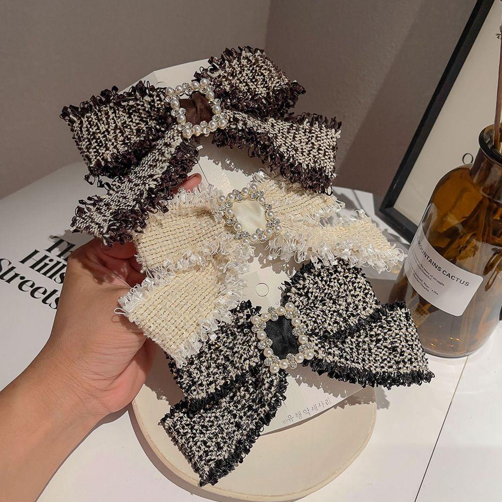 Kẹp Tóc Nơ Bằng Vải Thời Trang Dành Cho Nữ|Dây Cột Tóc Phong Cách Hàn Quốc Xinh Xắn Cho Nữ