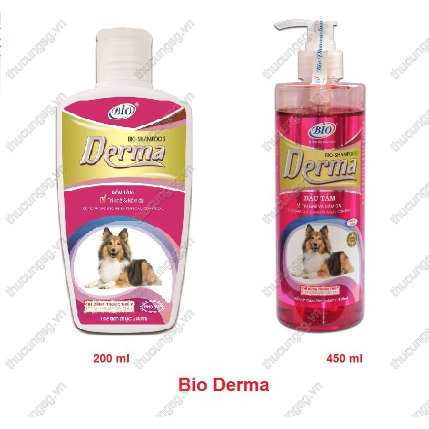 Dầu tắm Bio Derma - Trị ghẻ và nấm da cho chó