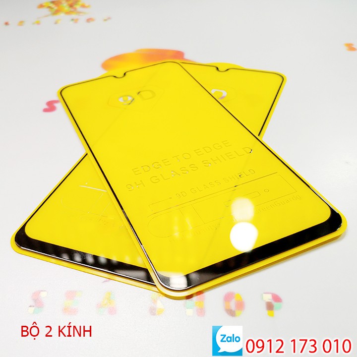 Bộ 2 Kính cường lực Samsung Galaxy A50S / SM-A507 Full màn hình / Dán full màn Samsung A50S - SEASHOP