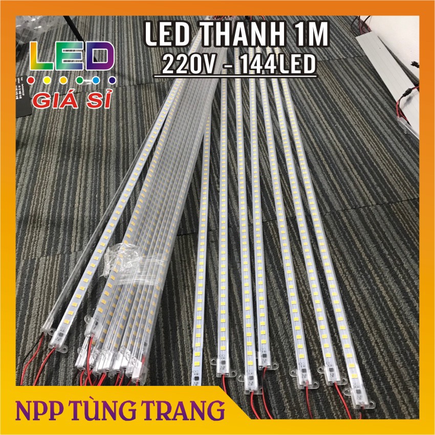 Đèn Led thanh 220v - 144 mắt led dài 1 mét siêu sáng | BigBuy360 - bigbuy360.vn