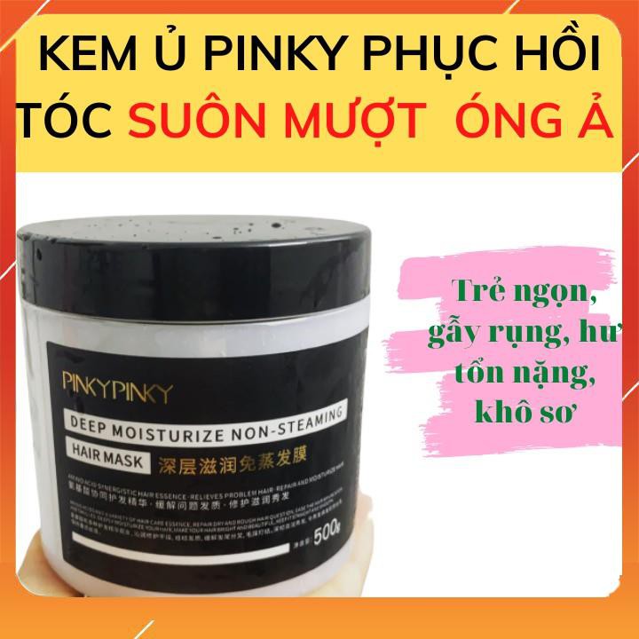 [HOT HIT ] KEM Ủ TÓC PINKY - PHỤC HỒI TÓC HƯ TỔN ÓNG Ả SIÊU MƯỢT