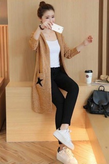 Áo Khoác Len Có Mũ Phong Cách-Chất Đẹp