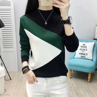 Áo len cổ lọ lót nhung dày thời trang trẻ trung cho nữ