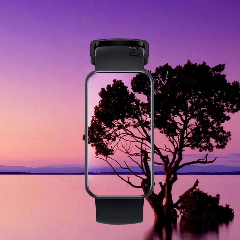 Miếng Dán Màn Hình Cong 3D Bằng TPU Dẻo Chống Trầy Cho Realme Band 2