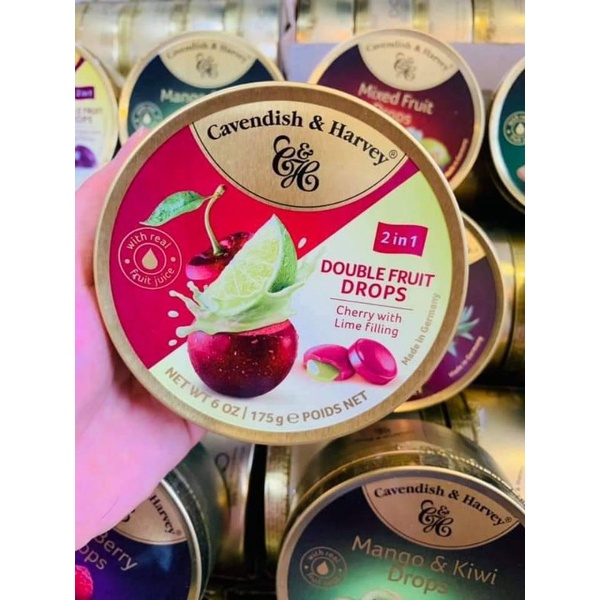 KẸO TRÁI CÂY CAVENDISH & HARVEY 200GR - XUẤT XỨ ĐỨC.