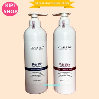 [Chính hãng] Cặp Dầu Gội Xả Class Pro Keratin Chuyên Phục Hồi Mềm Mượt 800ml x 2