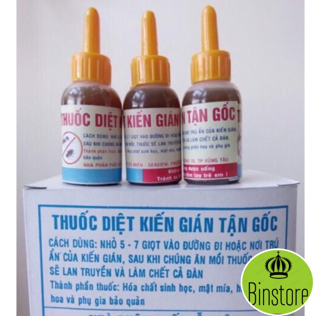 Sỉ Thuốc Sinh Học Trị Kiến Gián - Loại 1 không hiệu quả hoàn tiền