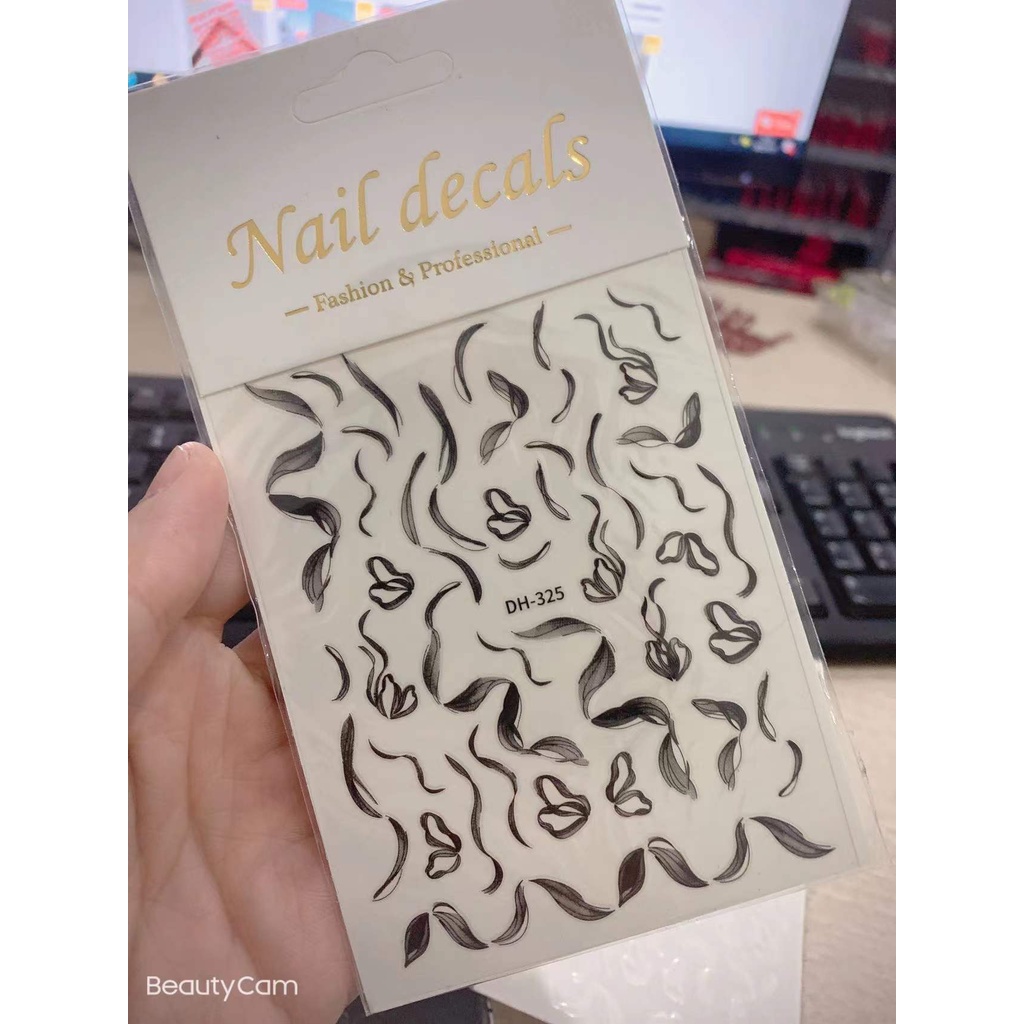 Sticker mã mới độc đáo trang trí nail