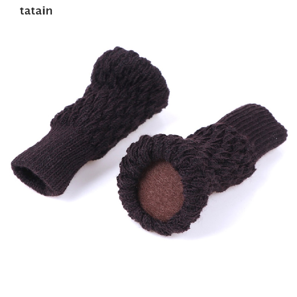 [TAT] 4PCS Chair Legs Cover Floor Protection Non-slip Table Legs Furniture Feet Socks CVX