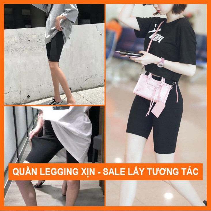 Quần legging lửng nữ thể thao, quần legging nữ vải thun thể thao co dãn 4 chiều | WebRaoVat - webraovat.net.vn