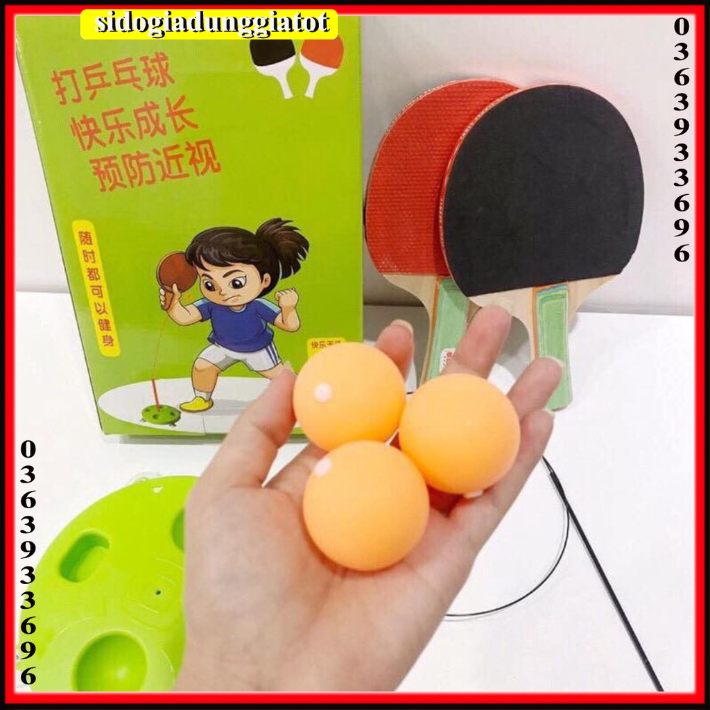 Bộ bóng bàn luyện phản xạ đồ chơi luyện tập cho bé - SĐGDGT