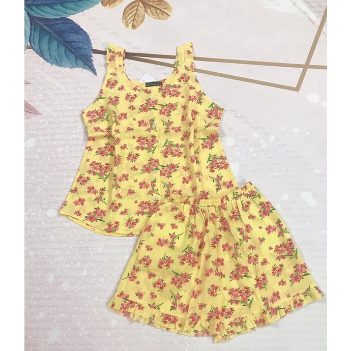 Đồ bộ đùi nữ 🍀 SIÊU XINH☘️ chất liệu vải mango cao cấp mềm, mịn, không nhăn, không bai xù. | BigBuy360 - bigbuy360.vn