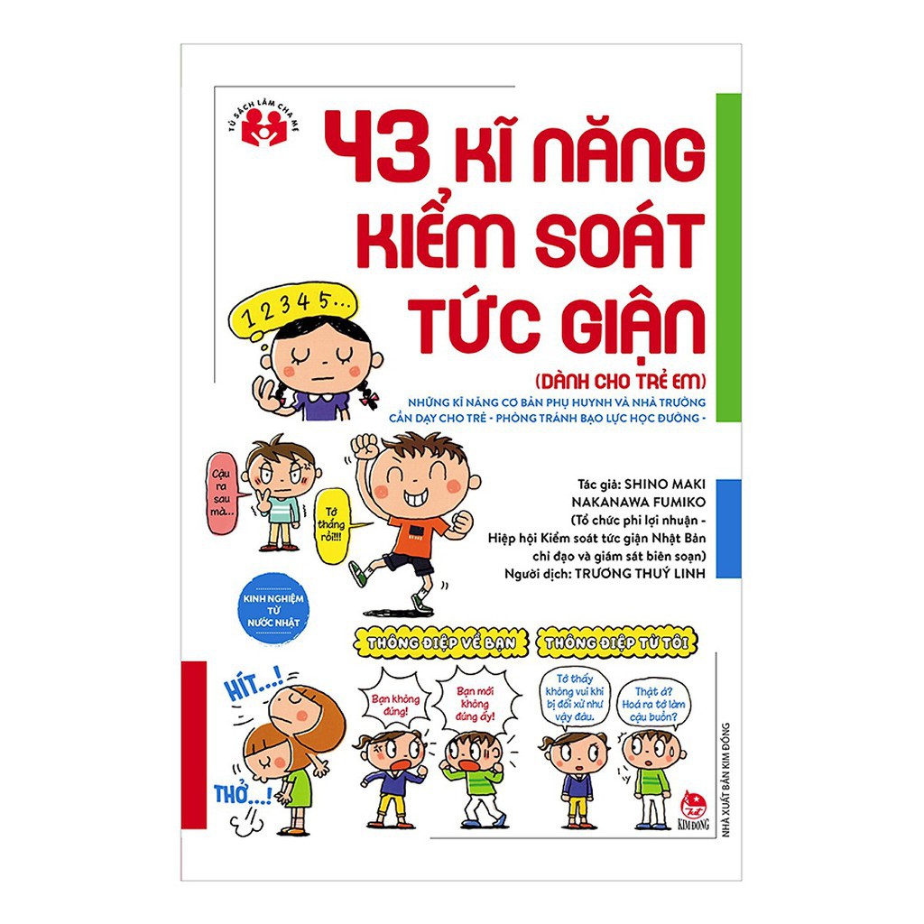 Sách - Kinh Nghiệm Từ Nước Nhật - 43 Kĩ Năng Kiểm Soát Tức Giận (Dành Cho Trẻ Em) Gigabook