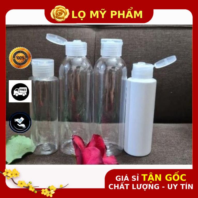 Chai Chiết Mĩ Phẩm ❤ GIÁ TỐT NHẤT ❤ Chai nhựa pet nắp bật 250ml,200ml,150ml chiết mỹ phẩm , phụ kiện du lịch