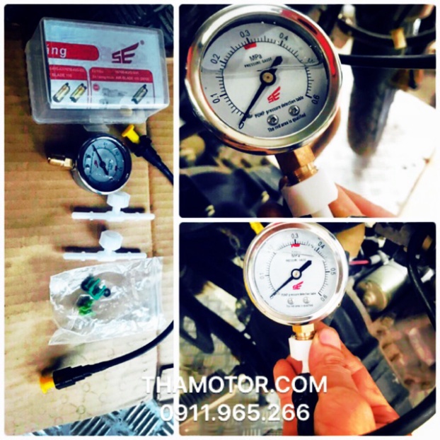 Sỉ giá cực rẻ| Sửa Xe Máy.Đồng Hồ Đo Áp Xuất Bơm Xăng FI |Dụng cụ thiết bị và phụ tùng gara