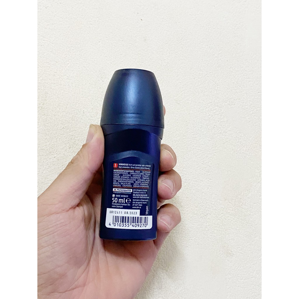 Lăn nách  khử mùi cơ thể cho nam Balea Men, 50ml, hàng nội địa Đức