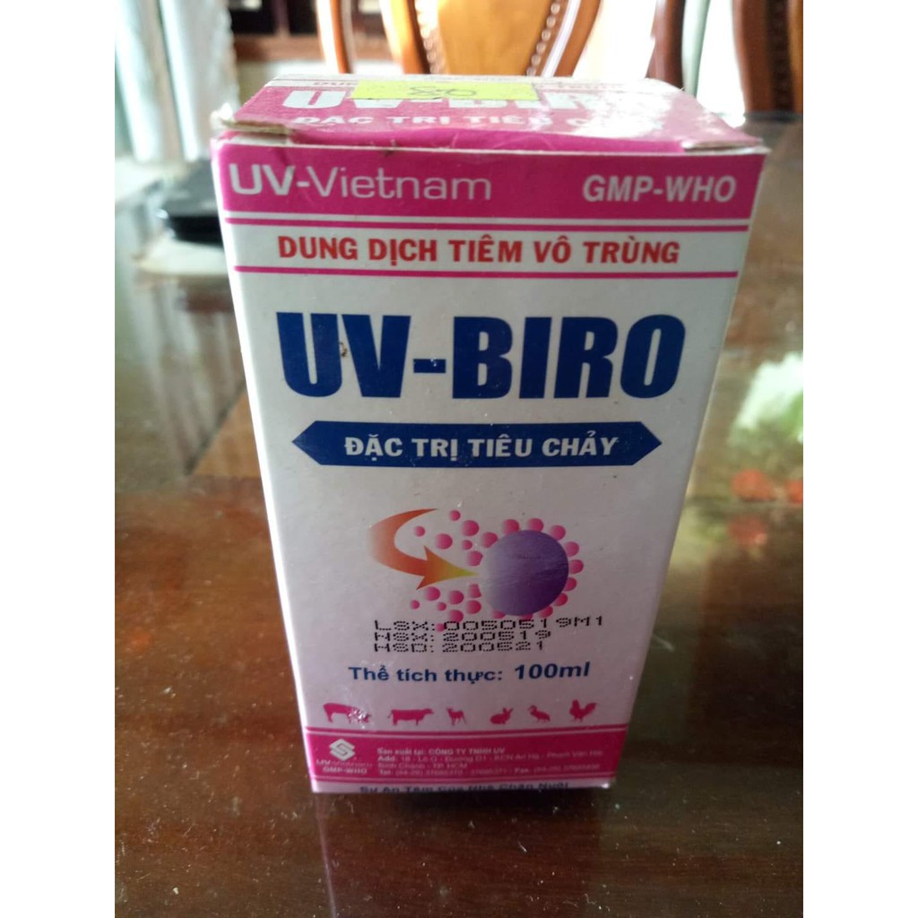 [ Hàng Chính Hãng] UV-BIRO ( 20 ml và 100ml) ngừa tiêu chảy, ecoli, chướng bụng, đầy hơi