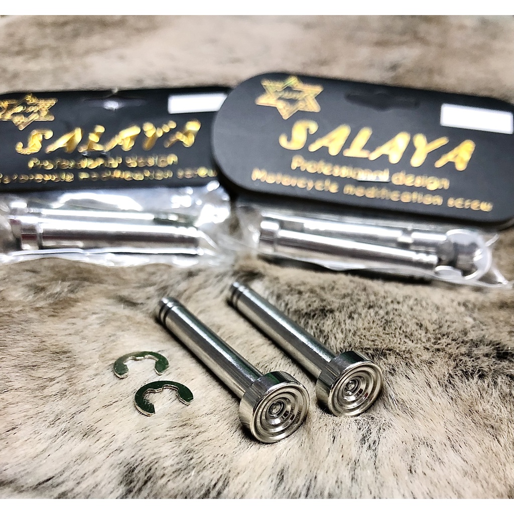 Bộ ốc xỏ gác chân sau Salaya inox 304 cho các dòng xe Ya-Hon-Su