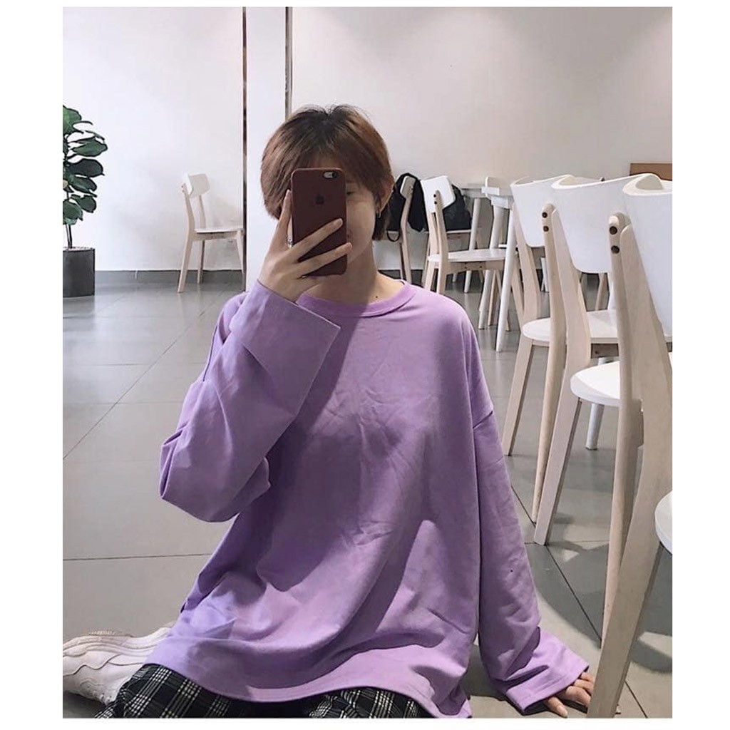 Áo Thun Nam Nữ TAY DÀI Unisex Basic Ulzzang Nhiều màu - Kiểu áo phông nữ nam form rộng dài tay Leevin Store