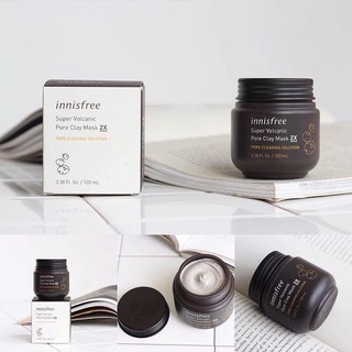 Mặt nạ đất sét innisfree super volcanic pore clay 2x
