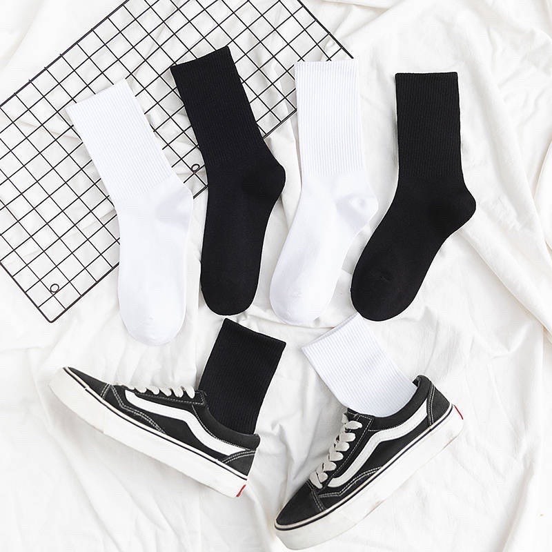 Vớ Văn Phòng cotton CỔ CAO thấm hút mồ hôi , không hôi chân
