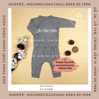 Bộ cài lệch petit ghi nb nous