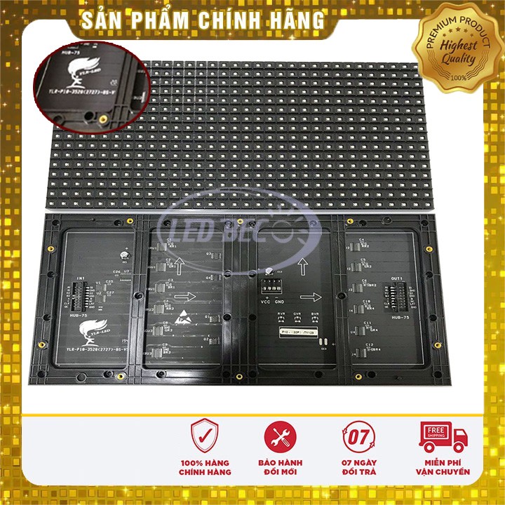 Module Led P10 1 Màu,  P10 Full Màu Hàng Trong Nhà Chính Hãng