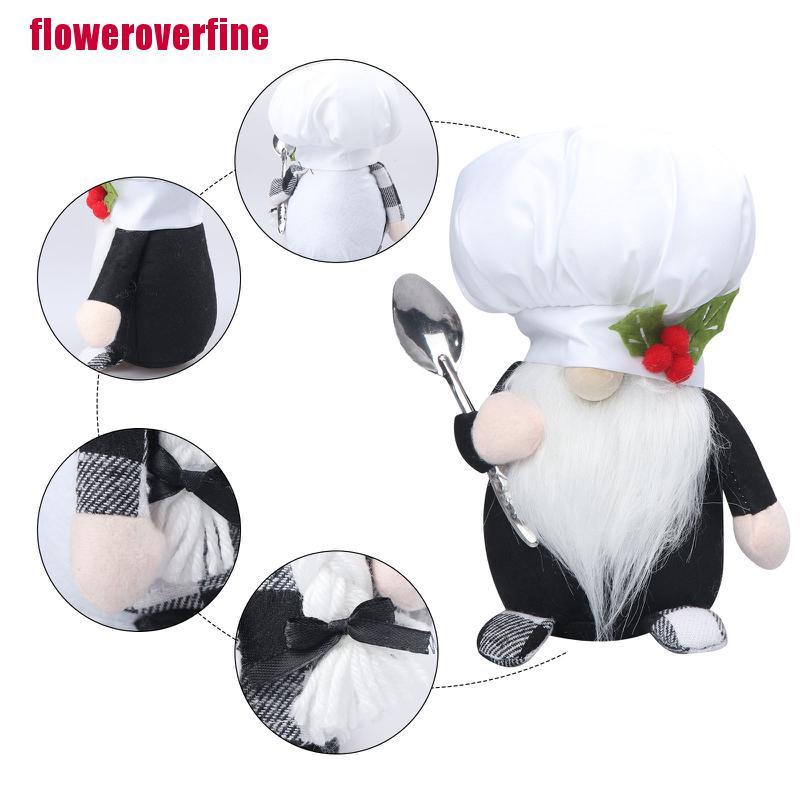 [flfineVN]Kitchen Chef Gnomes Decorations Set Couples Gifts Farmhouse Home Decor