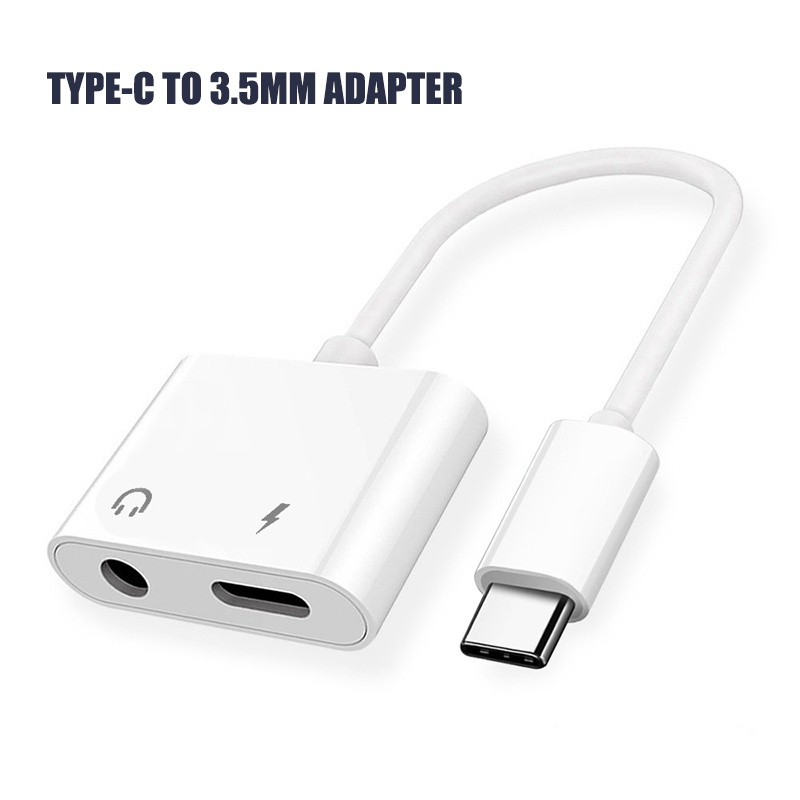 Dây Cáp Chuyển Đổi Tai Nghe Loại C 3.5mm 2 Trong 1 Cho iPad Pro 2018