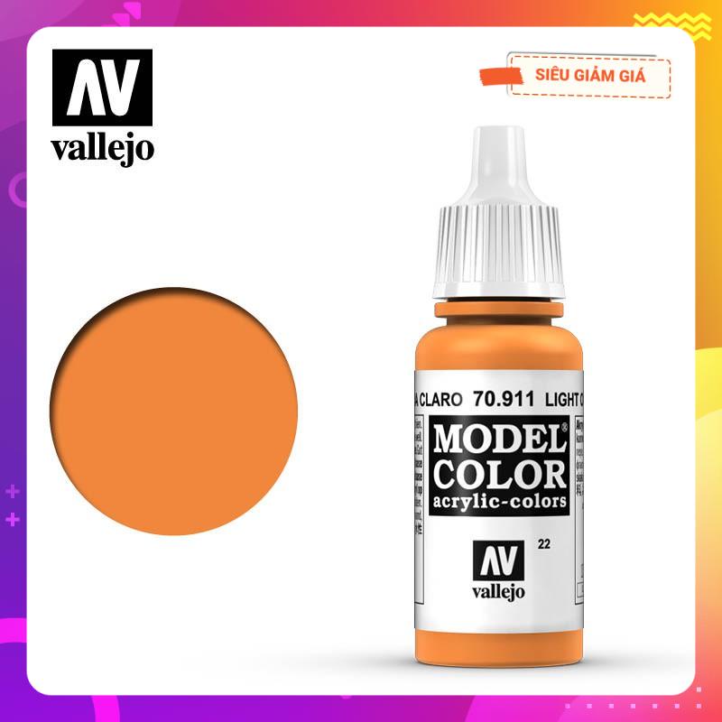 Sơn VALLEJO 22 Model Color 70.911 Light Orange 17 ml