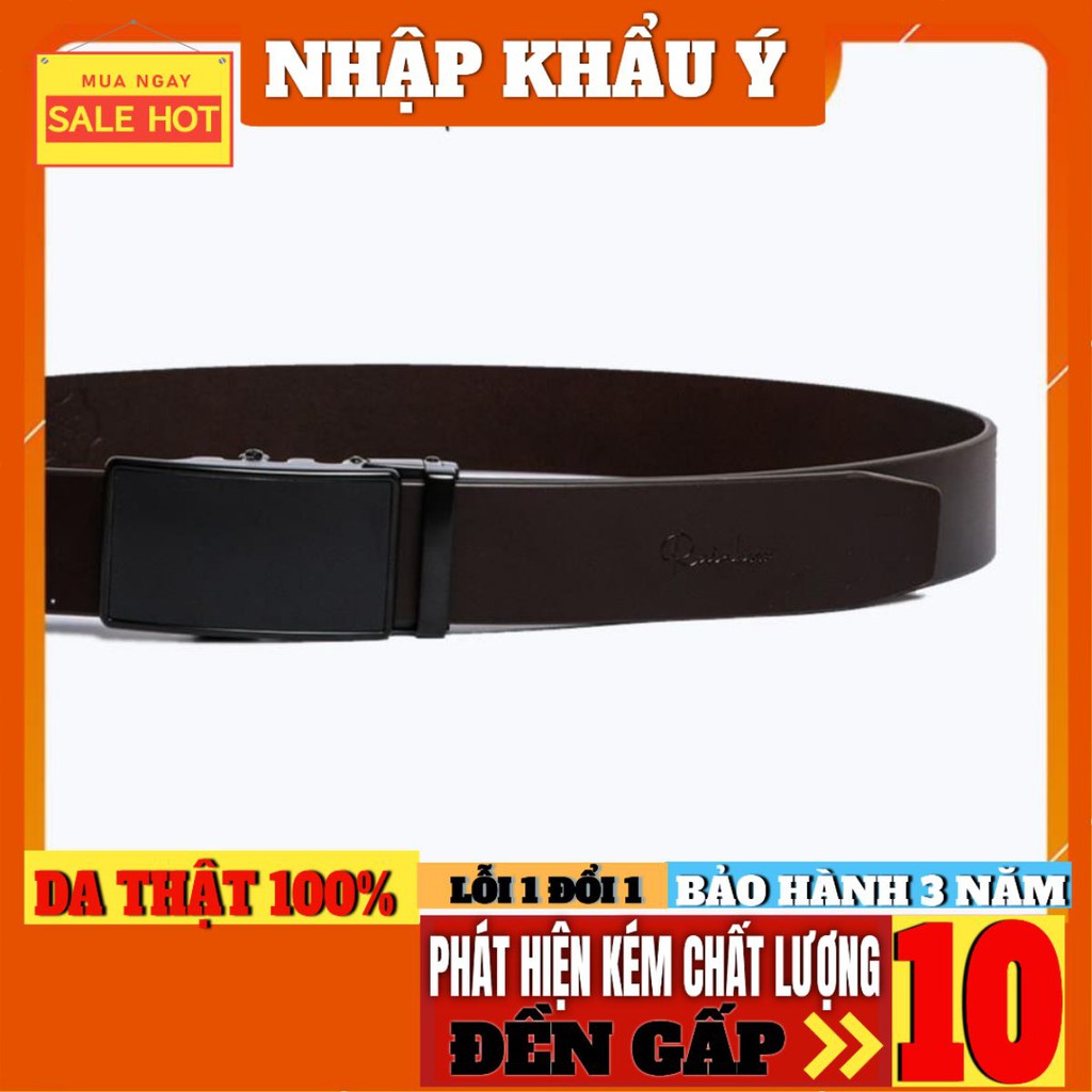 [DA THẬT 100%] Thắt lưng nam/Thắt lưng da bò thật Rainbow 012