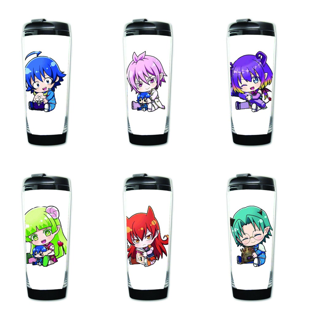 Bình nhựa đựng nước in hình IRUMA GIÁ ĐÁO Mairimashita! Iruma-kun anime chibi tiện lợi độc đáo