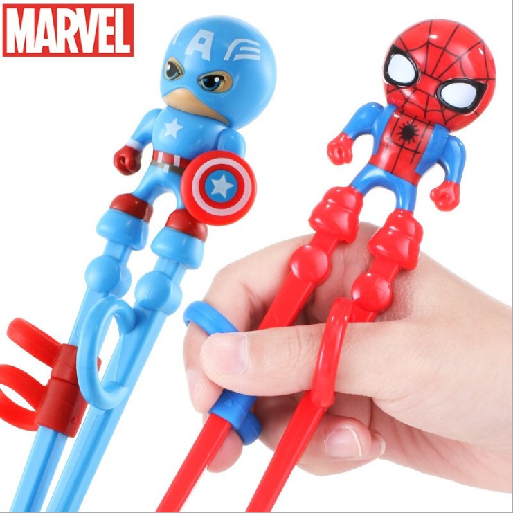 Đôi đũa tập ăn họa tiết siêu anh hùng cho bé