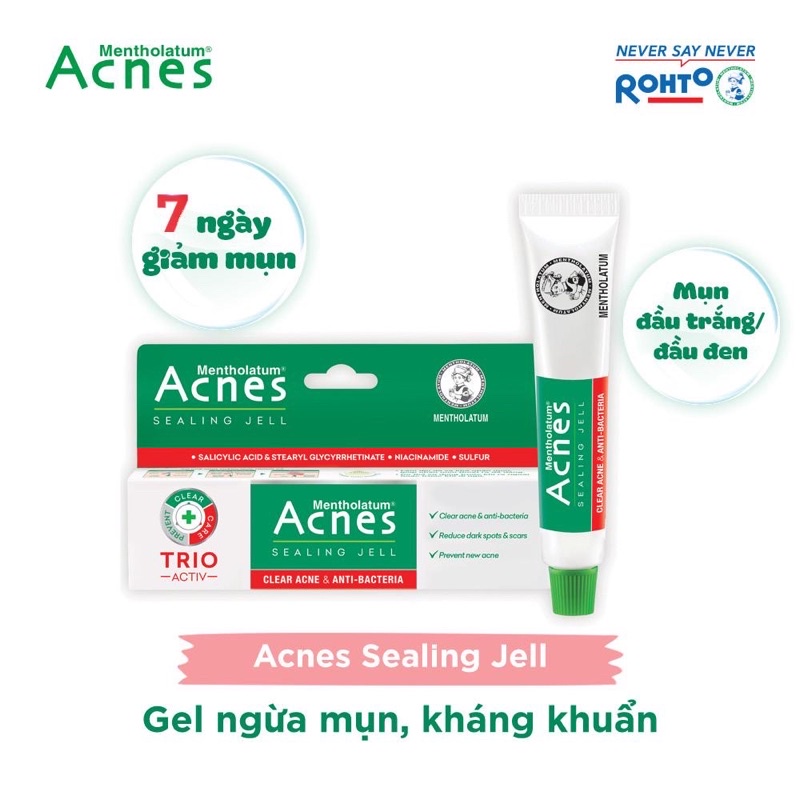 Gel ngừa mụn kháng khuẩn Acnes Sealing Jell 18g