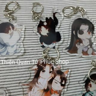 ( Sẵn 9 mẫu) Móc khóa Thien Quan Tứ Phúc