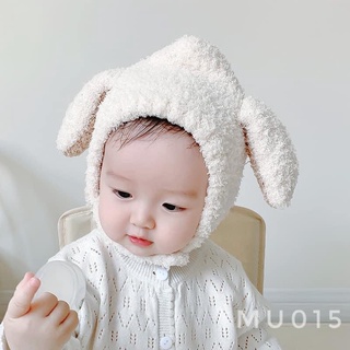 Mũ len cho bé , Mũ đội đầu bé trai bé gái mùa đông Mũ tai thỏ cho bé
