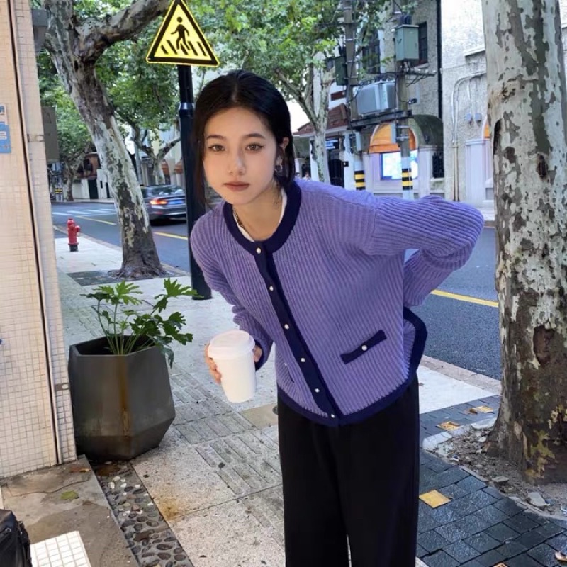 Cardigan ba màu mẫu mới